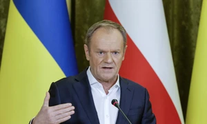 Donald Tusk in vizita la Kiev FOTO EPA EFE jpg