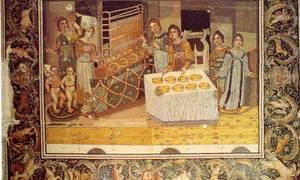 2 Imperiul Bizantin Mosaic of the Female Musicians jpg