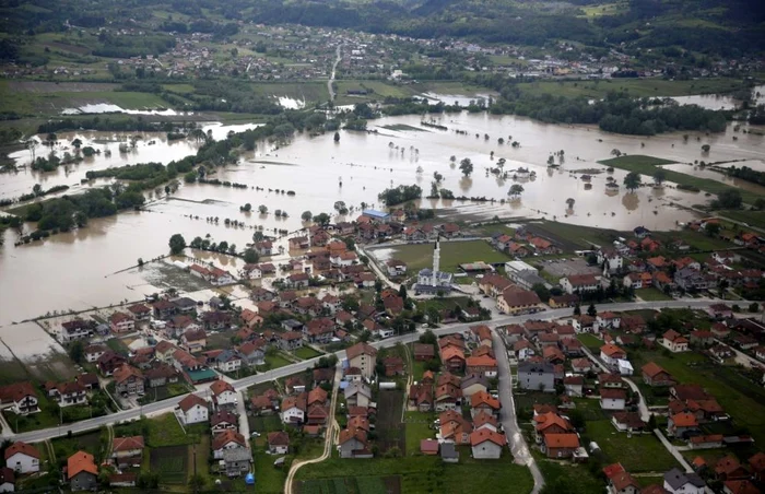 Inundaţiile din Bosnia FOTO Reuters