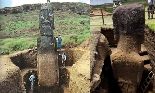 Surpriza subterană: faimoasele statui de pe Insula Paştelui au corpurile îngropate jpeg