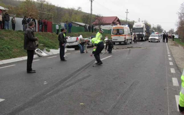 Accidentul s-a produs în localitatea Muntenii de Jos FOTO:adevarul