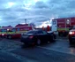 Accident rutier pe DN 1 Avrig - Sibiu în urma coliziunii dintre un microbuz şi un autoturism - 7 persoane implicate Foto Adevărul