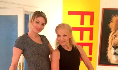 Valentina Pelinel și Luminița Nicolescu fac echipă bună în sala de sport jpeg