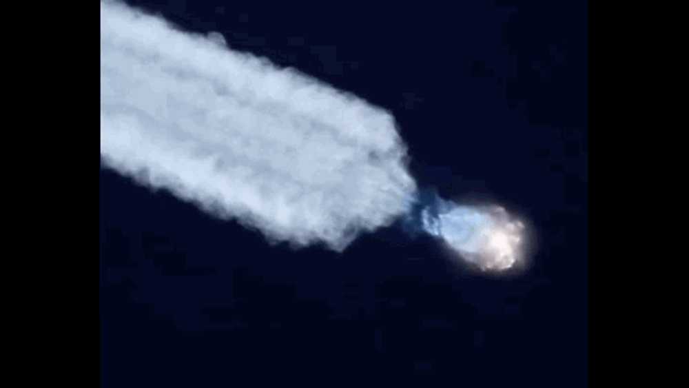 Fenomen ceresc spectaculos: „Meduza spațială” filmată după lansarea unei rachete