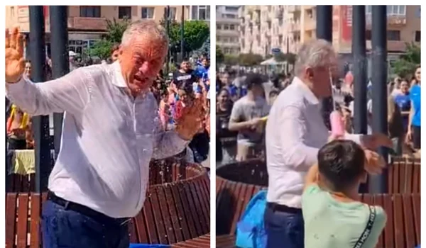 Primarul din Buzău, „atacat” cu pistoale cu apă 