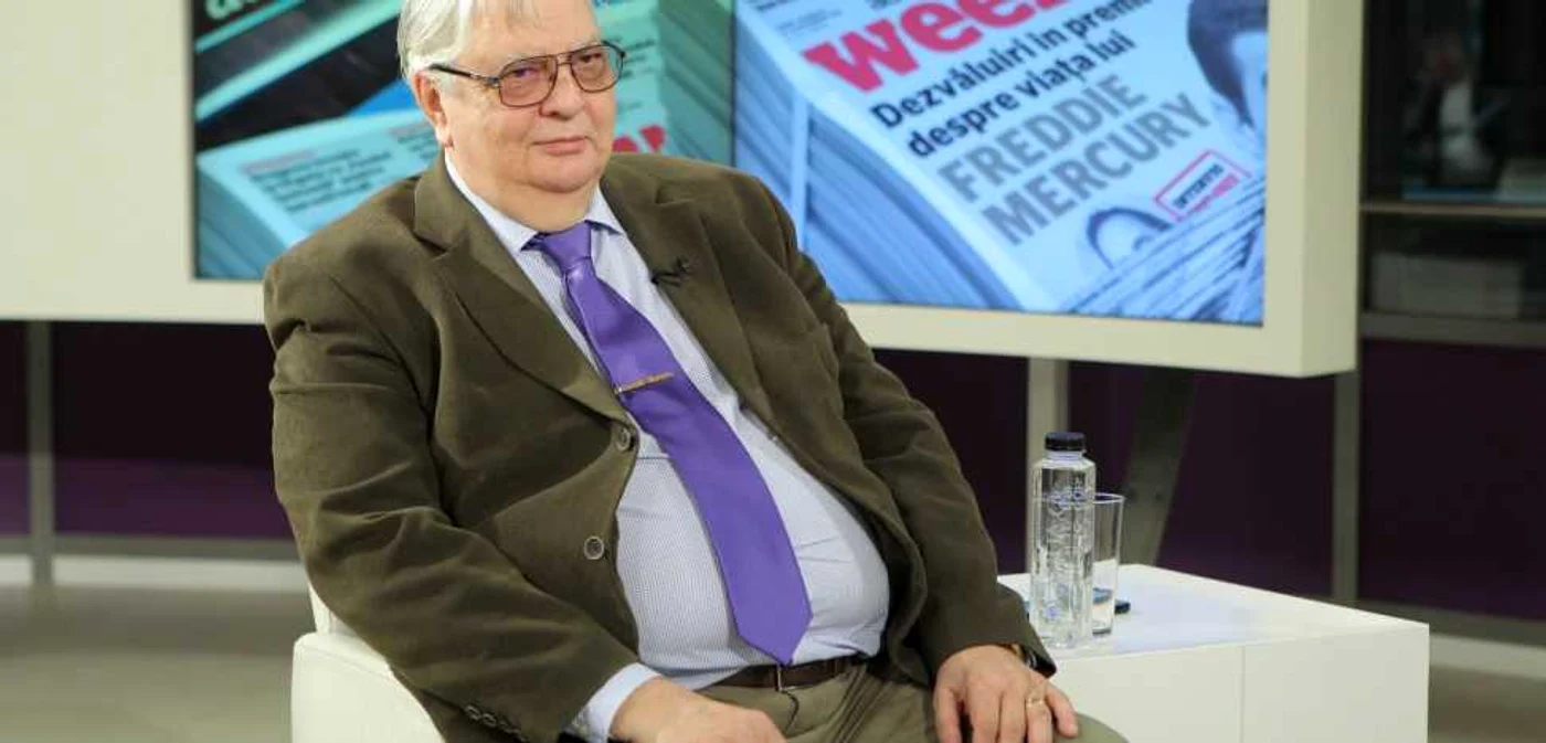 Mircea Cosea, în studiul Adevărul FOTO Eduard Enea