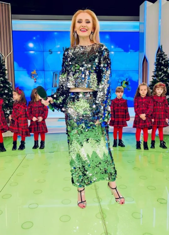 Ținuta strălucitoare a Alinei Sorescu Foto: Instagram