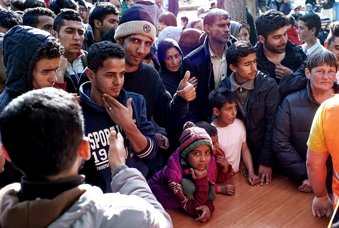 
    În doar două luni de zile numărul refugiaților care au pătruns în europa a depășit 110.000Foto GettyImages  
