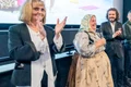 Bunica din Chinteni, la lansarea filmului Moartea în vacanță foto: Arhiva personală 