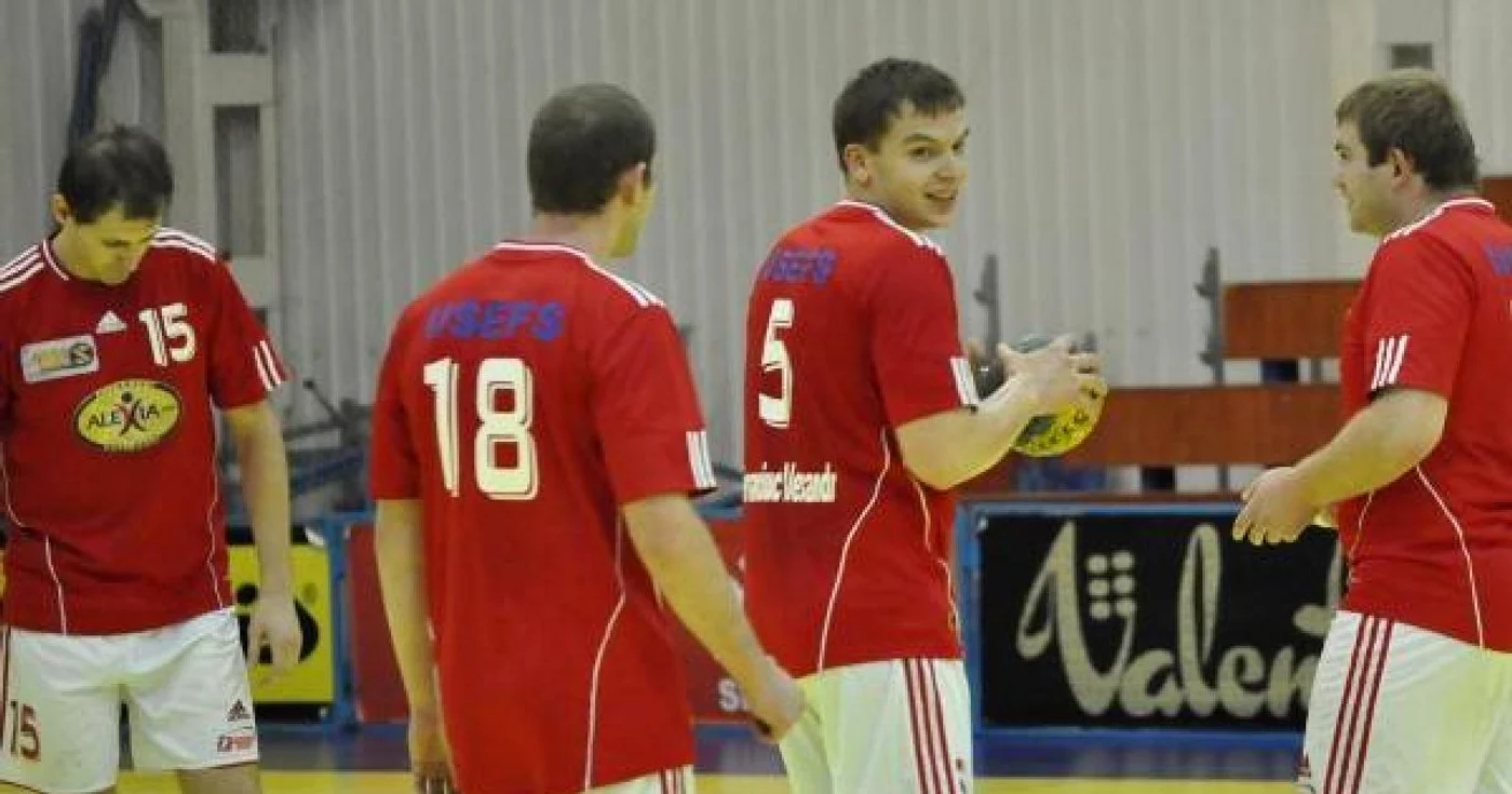 Alexandru Pervanciuc (cu balonul) a fost golgeterul echipei ULIM-Alexia