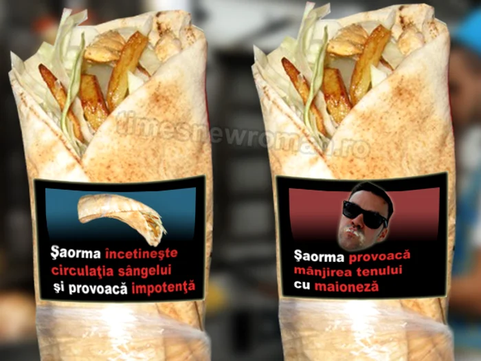 Şaorma trebuie să conţină avertismente pe ambalaj