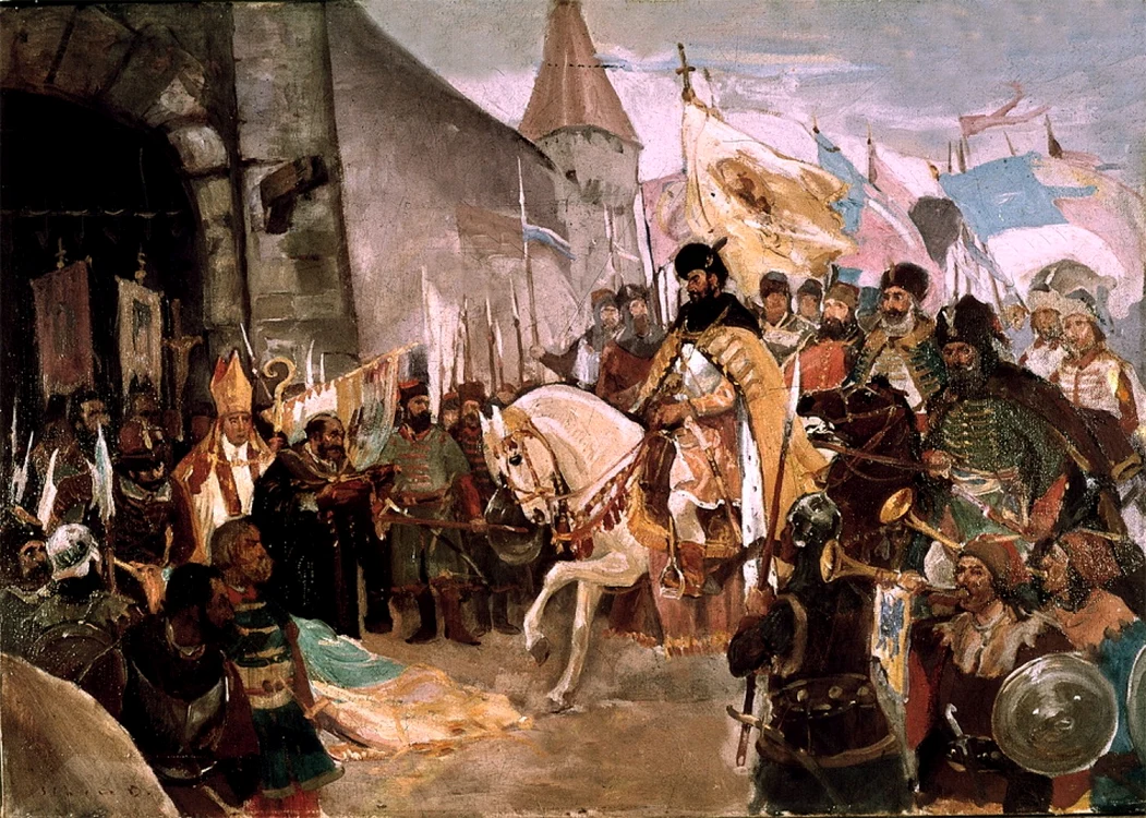 Mihai Viteazul, la intrarea în Alba Iulia-1 noiembrie 1599