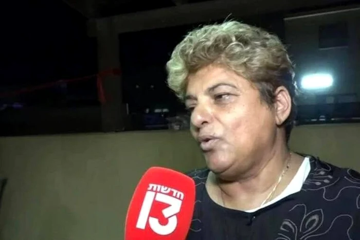 Rahel Edri, femeia răpită de teroriștii Hamas FOTO Channel 13 TV 