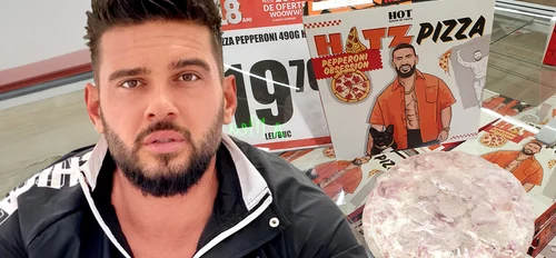 Pizza congelată a lui Dorian Popa se vinde în magazine cu 19,70 lei