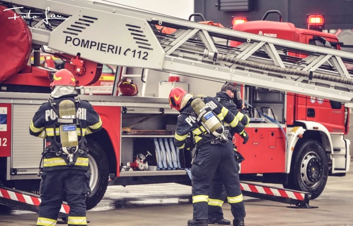 Incendiul se manifesta cu ardere generalizată. FOTO arhivă ISU Timiș
