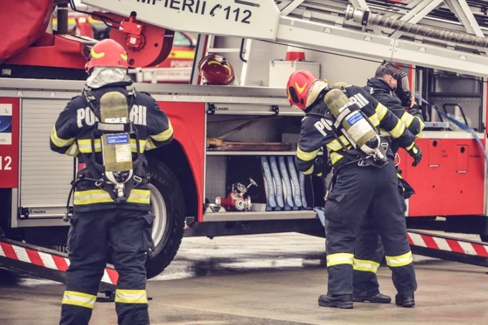 S-a intervenit pentru eliminarea riscului producerii unei explozii. FOTO arhivă ISU Timiș