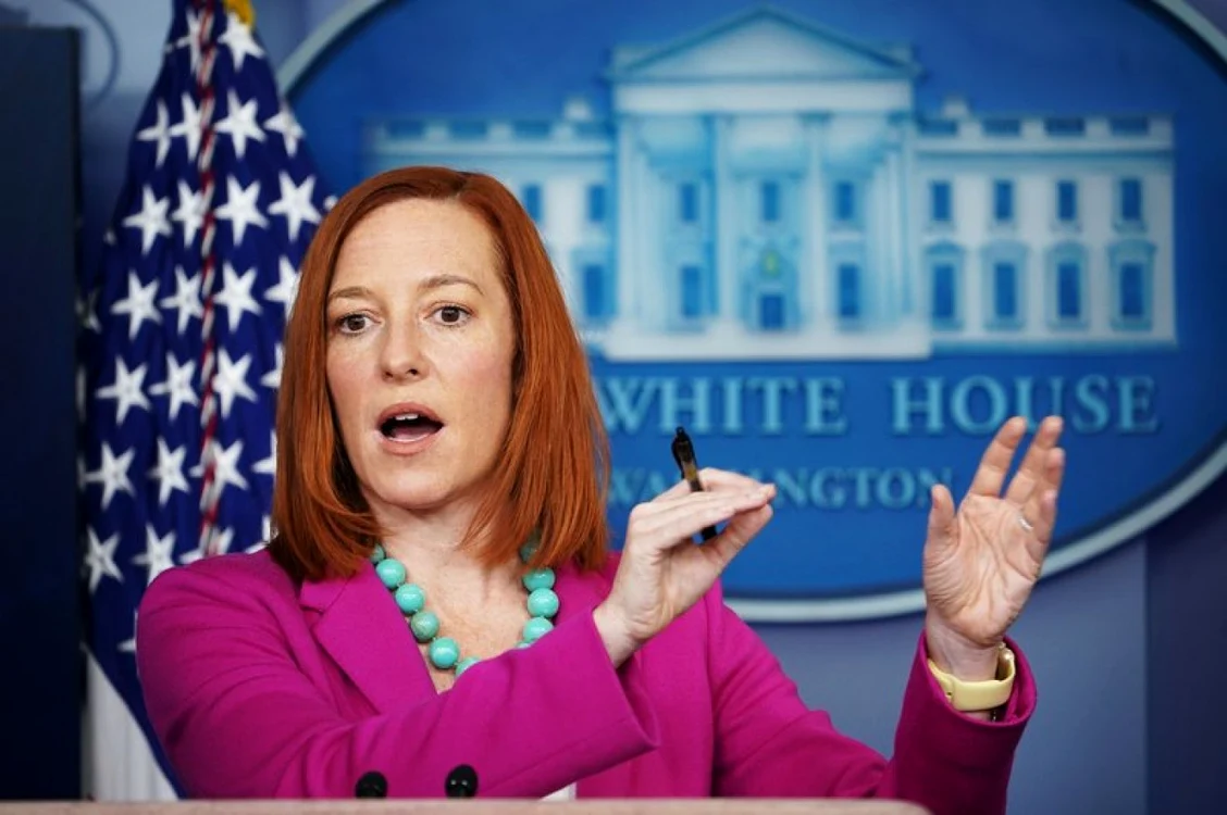 Jen Psaki, secretarul de presă al Casei Albe.