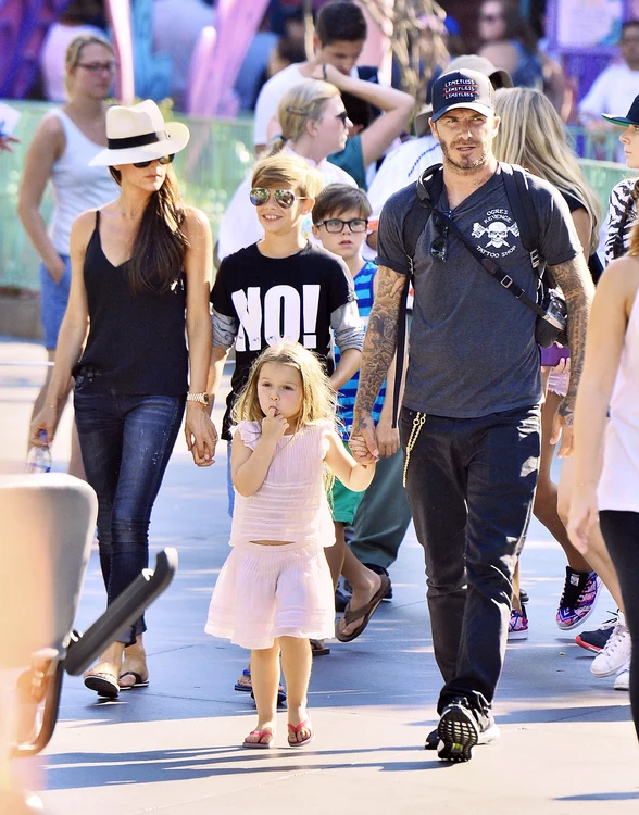 David Beckham and Victoria Beckham spend the day with their kids at Disneyland in Anaheim, CA  **ORIGINAL DATE TAKEN 08/24/15** jpeg