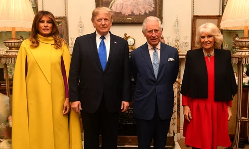 Melania și Donald Trump, Regele Charles, Regina Camilla, Profimedia (2) jpg