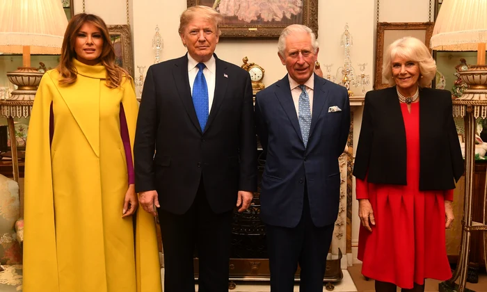 Melania și Donald Trump, Regele Charles, Regina Camilla, Profimedia (2) jpg