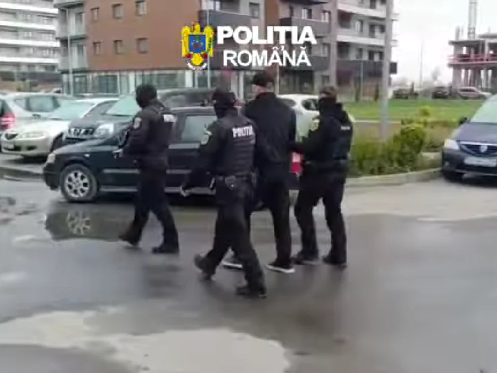 Cetățeanul georgian reținut de polițiști/FOTO: IGPR