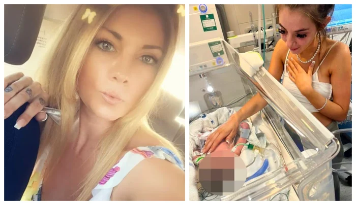 Mama lui Possie (stânga) și sora ei, împreună cu bebelușul dreapta / foto: social media