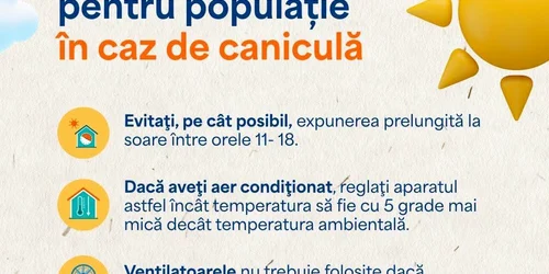 Ministerul Sănătății averizari canicula FB Ministerul Sănătății jpg