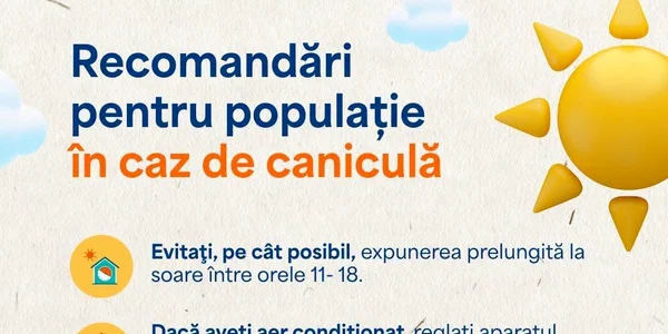 Ministerul Sănătății averizari canicula FB Ministerul Sănătății jpg