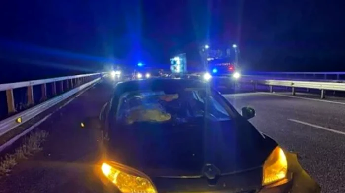 Accident pe A3 FOTO Arhivă