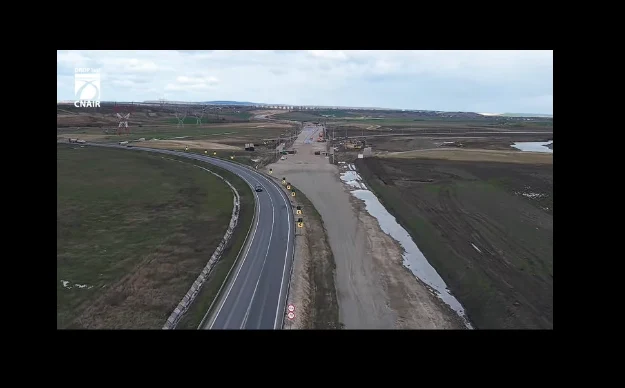 Lucrările la Autostrada Moldovei avansează. Imagini de pe loturile 1 și 2. Stadiul lucrărilor este de 43%, respectiv 40%