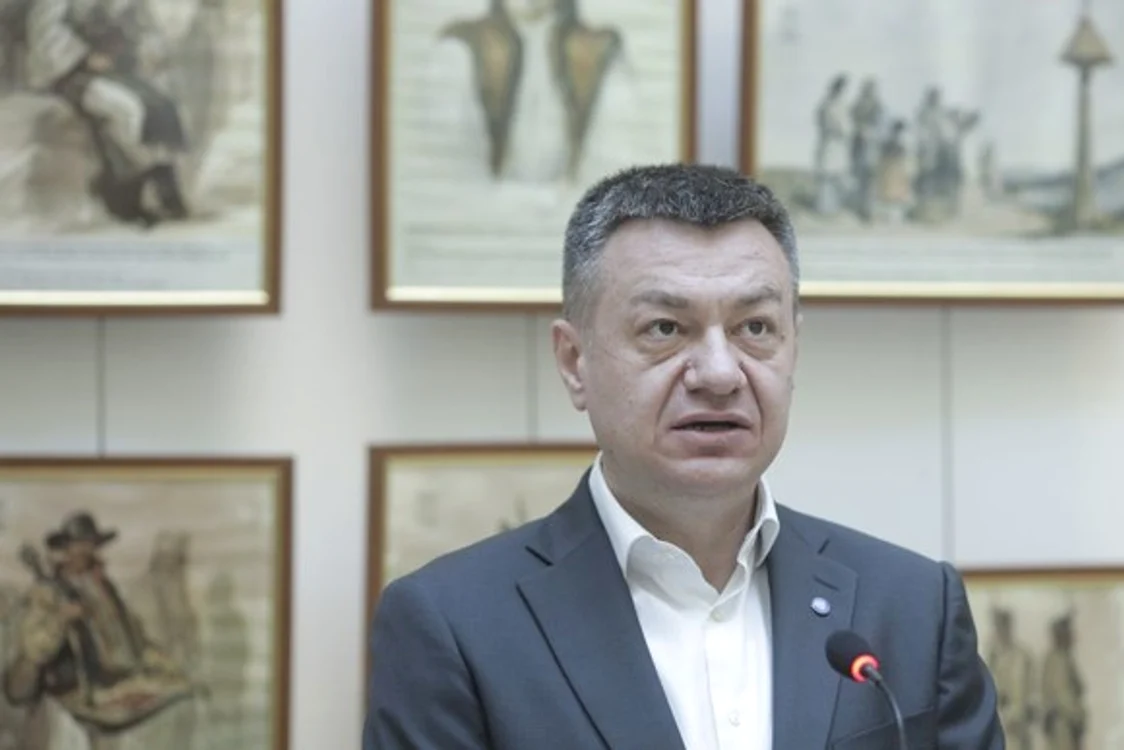 Bogdan Gheorghiu, ministrul Culturii, a anunțat programele artistice și culturale care se vor desfășura pe parcursul celor trei zile de maratonSursa foto: INQUAM PHOTOS/Octav Ganea