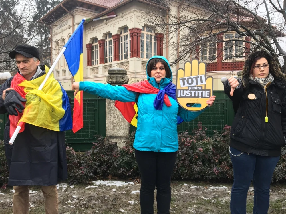 Protestatari la Bucureşti FOTO Elena Stolerciuc