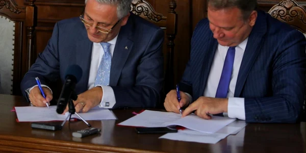 calarasi semnare contract reabilitare termica spital foto ADR Sud Muntenia