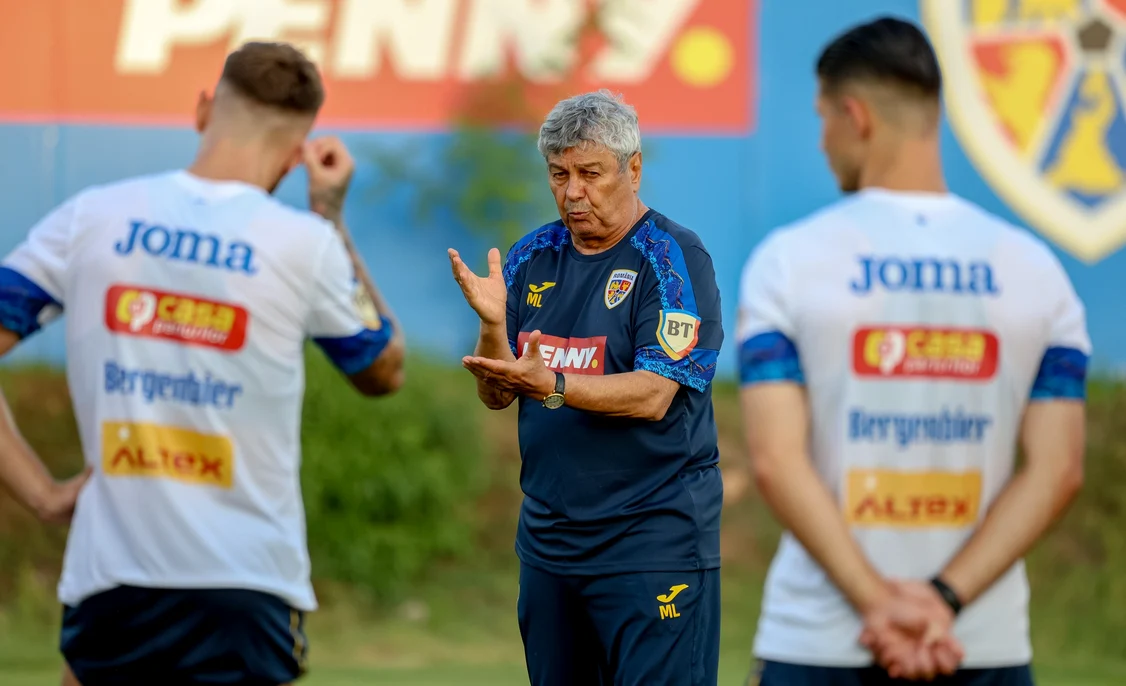 Mircea Lucescu, selecționerul echipei naționale a României  Foto/Facebook FRF