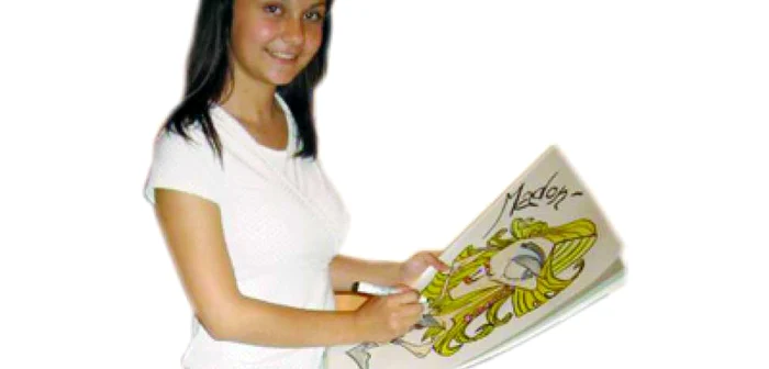 Resita: Iulia Grumeza, intre artele marţiale şi artele plastice