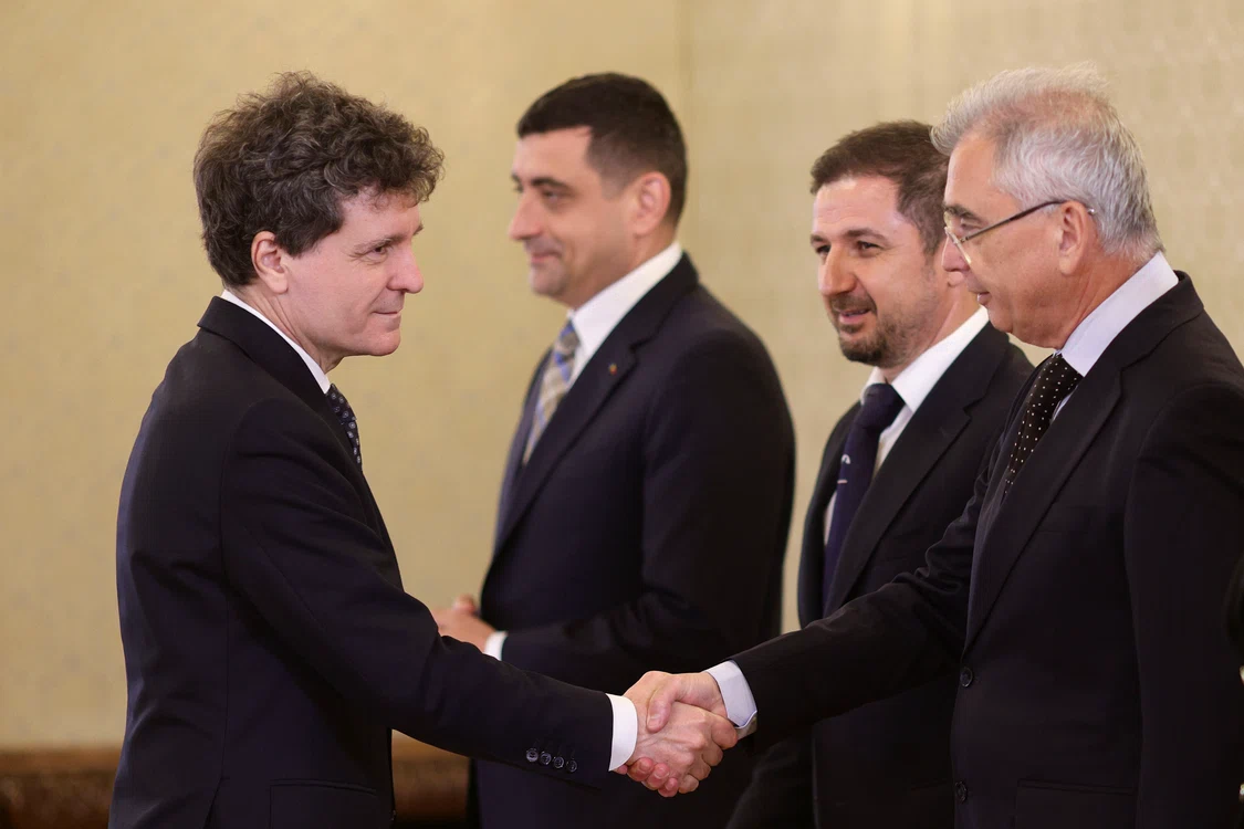 Consultările președintelui cu delegația AUR. INQUAM Photos / Octav Ganea