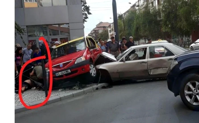 Calea lui Traian, centrul municipiului Râmnicu Vâlcea, locul unde s-a produs accidentul, Foto: voceavalcii.ro