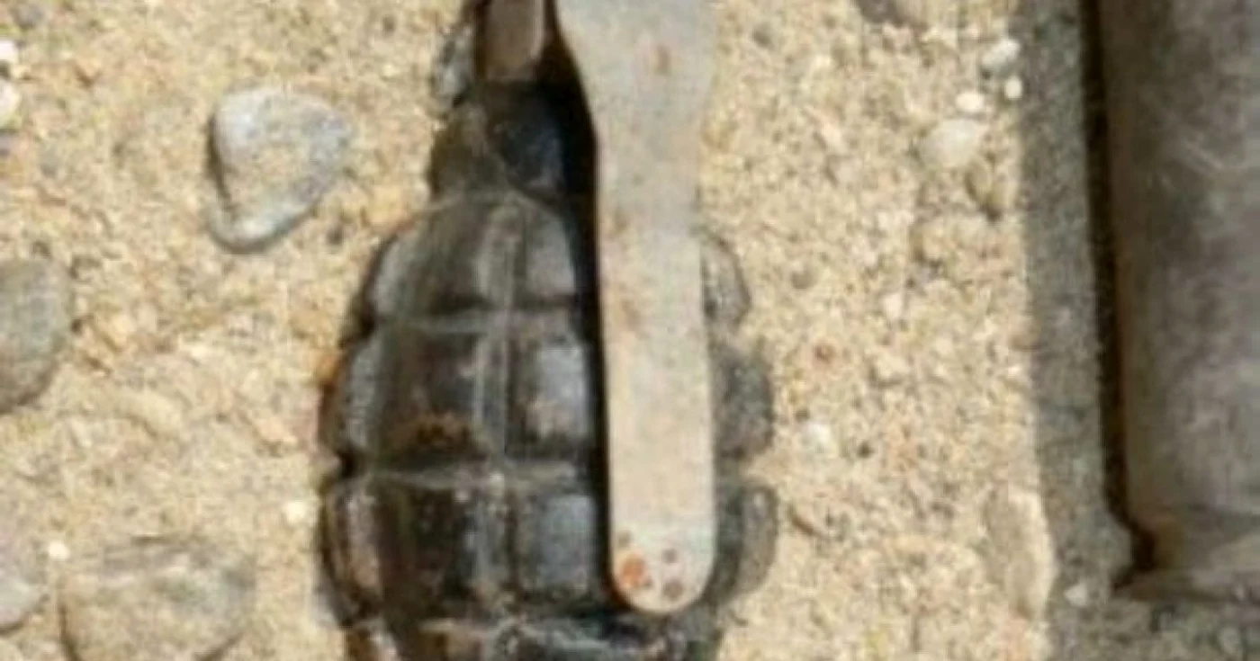 Grenada a fost descoperită de un cetăţean chiar în curtea casei 