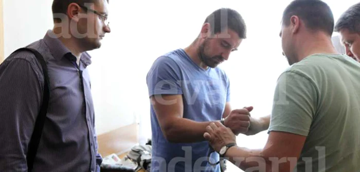 Gheorghe Munteanu a fost eliberat astăzi, la ora 13.00 Foto: Tudor Iovu