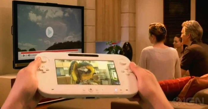 Wii U GamePad este noul tip de controller de la Nintendo.