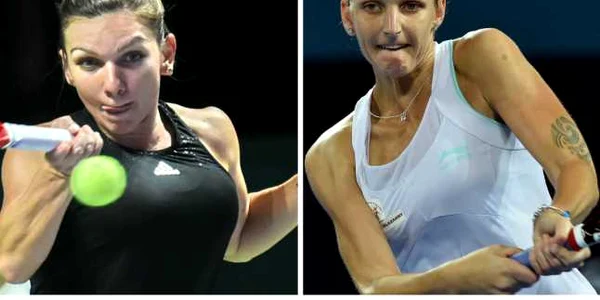 simona halep vs. karoline pliskova FOTO afp