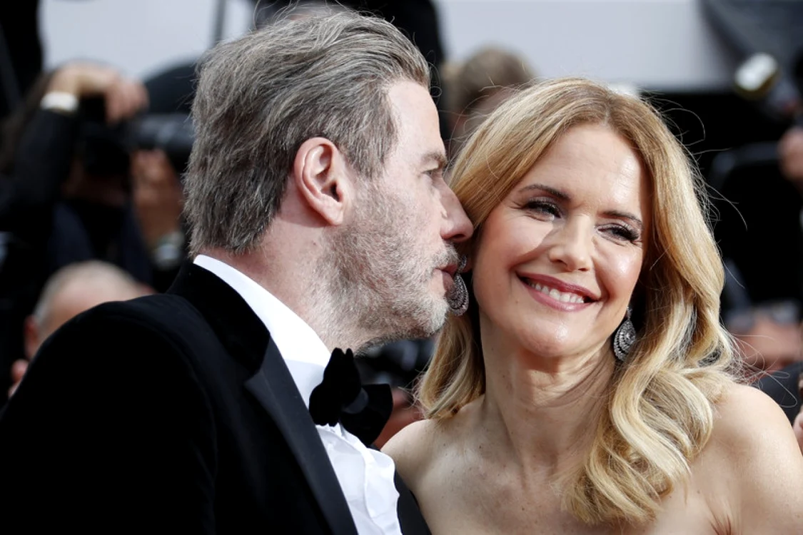 Kelly Preston, alături de soţul său, John Travolta, la Festivalul de Film de la Cannes, în 2018 Foto EPA EFE