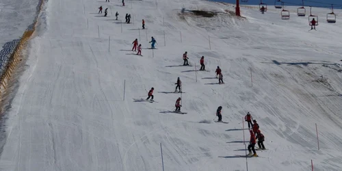 La Sinaia, se schiază pe toate pârtiile din Valea Dorului