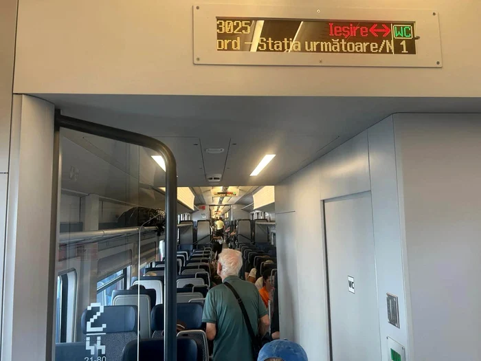 Primul tren PESA al CFR FOTO Facebook / ARF - Autoritatea pentru Reformă Feroviară