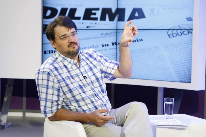 Cristian Ghinea a fost vreme de 15 ani editorialist al revistei Dilema Veche Foto: Adevărul