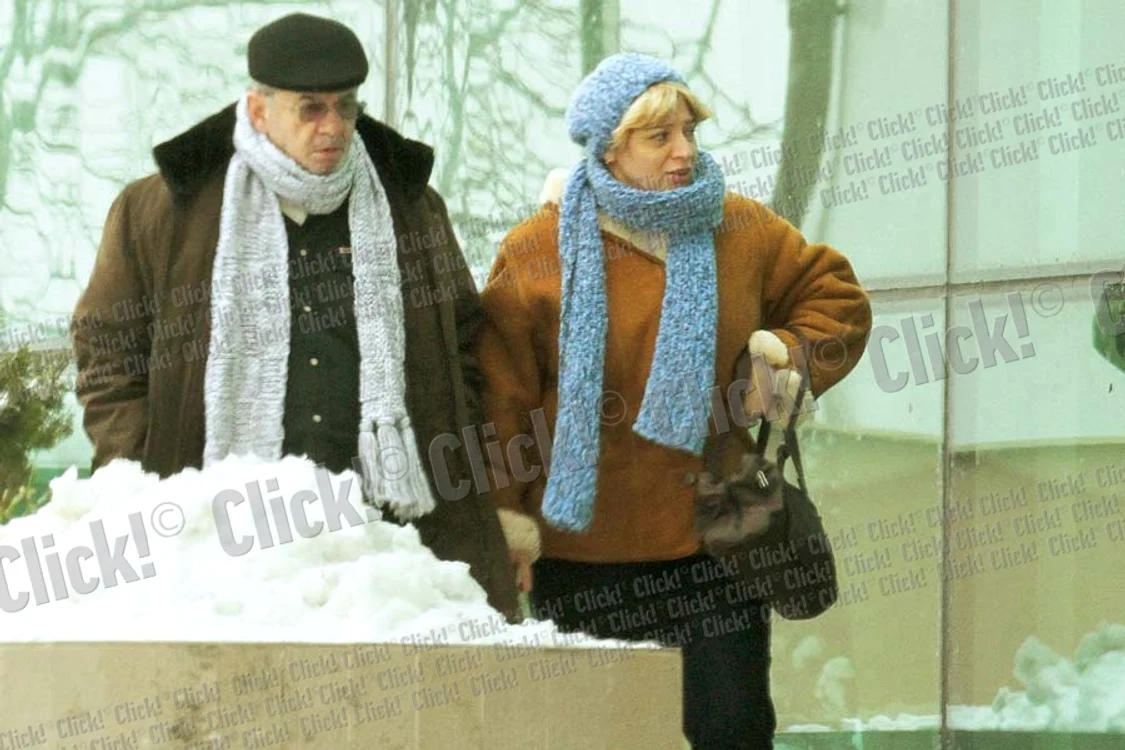 Florin Zamfirescu  este foarte drăgăstos  şi protector cu  iubita sa, Daciana (Fotografii: Blitz)