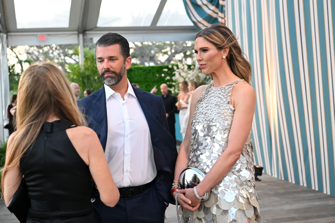 Donald Trump Jr  , și Bettina Anderson la Gala amfAR din Palm Beach, Profimedia jpg