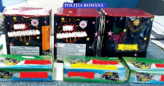 Obiectele periculoase au fost confiscate FOTO Poliţia Română