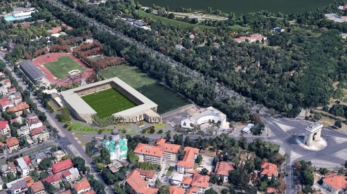 
    Asa va arăta Stadionul Arcul de Triumf  