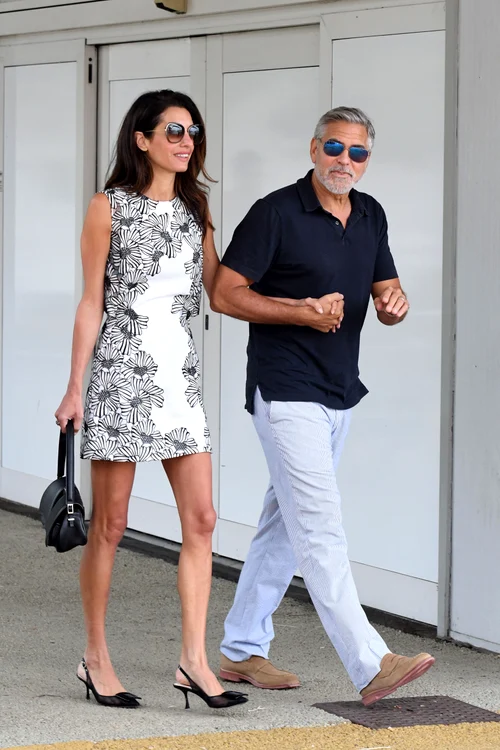 George Clooney și Amal s-au plimbat prin Veneția (Foto: Profimedia)